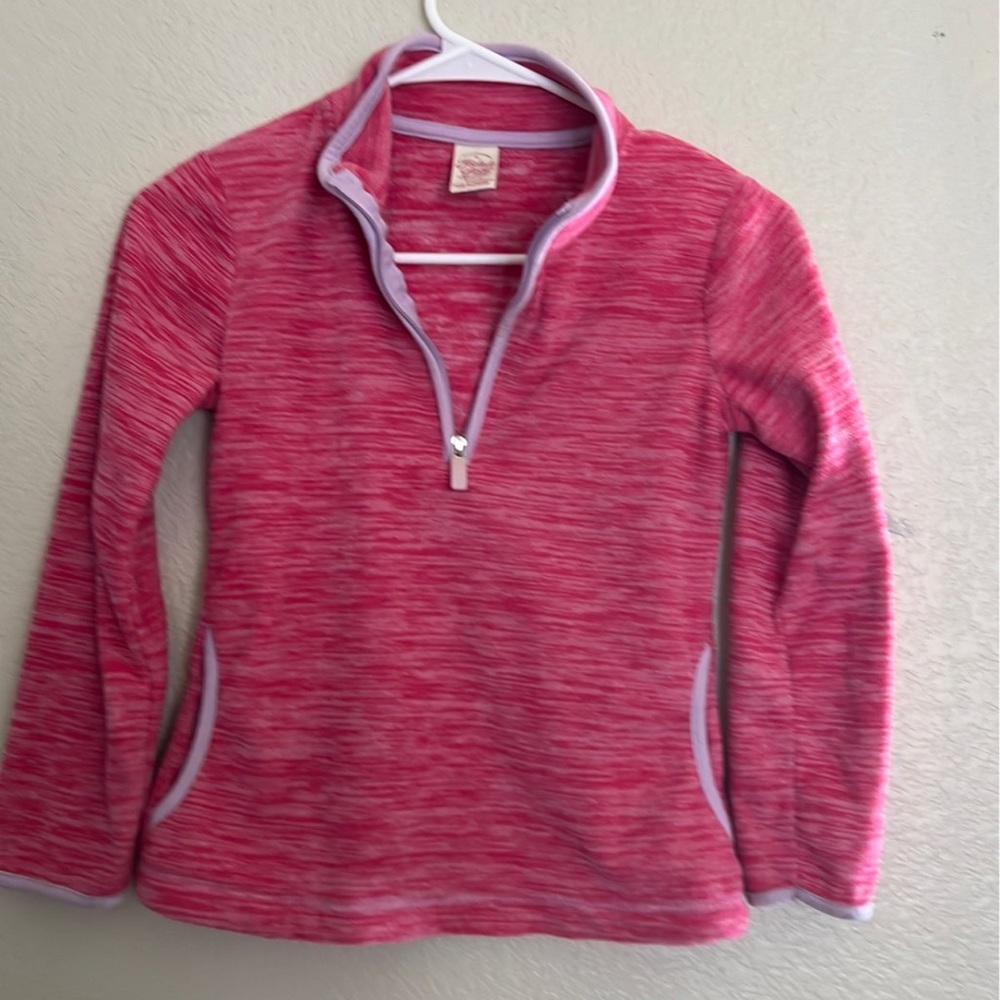 Girls half zip sweater